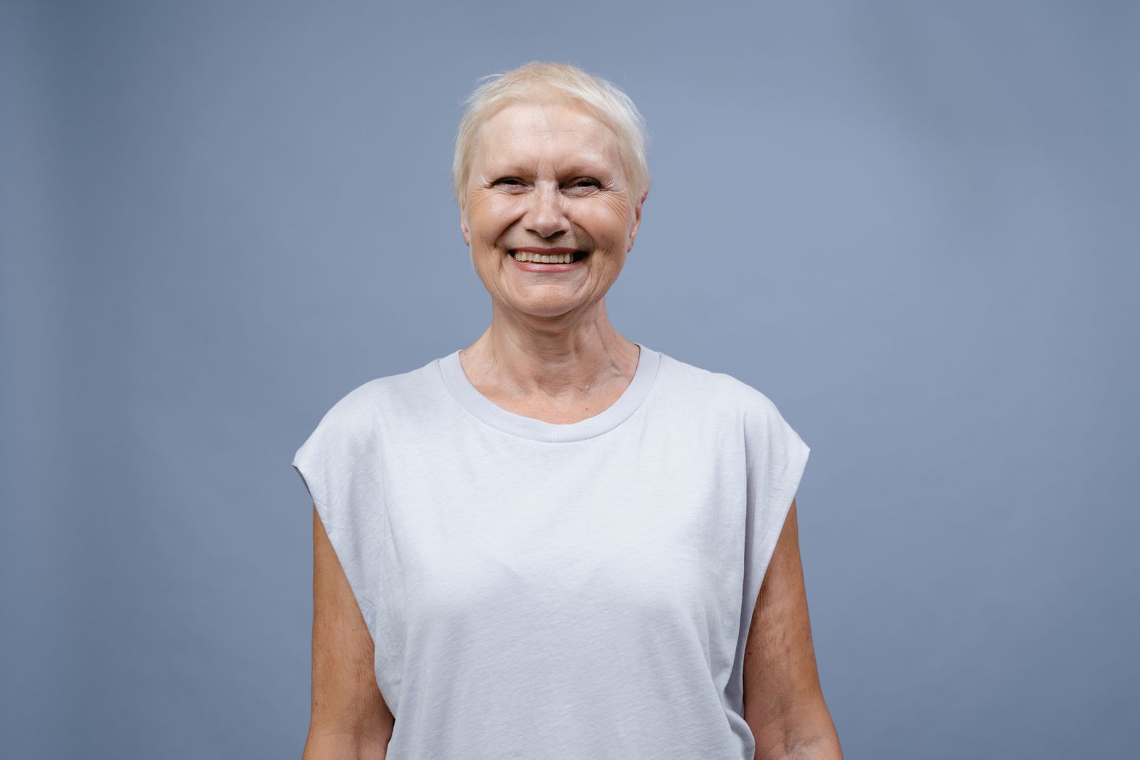 Portrait with a studio background